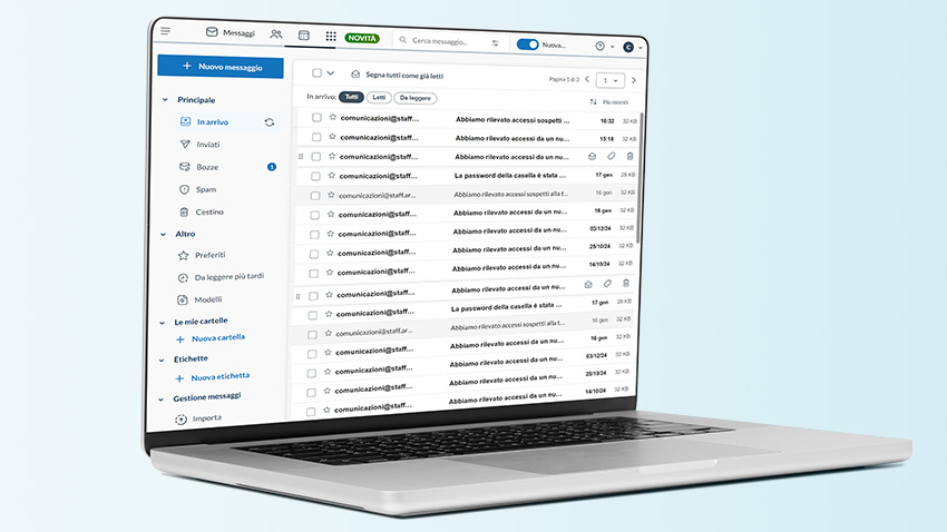 Aruba Mail e Aruba PEC: scopri il nuovo design delle Webmail
